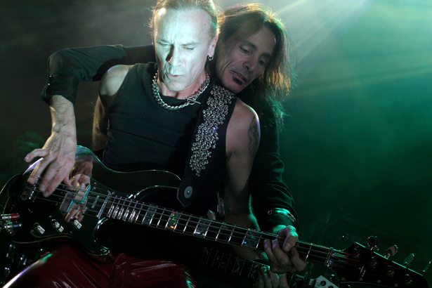 Photo of Billy Sheehan and Steve Vai