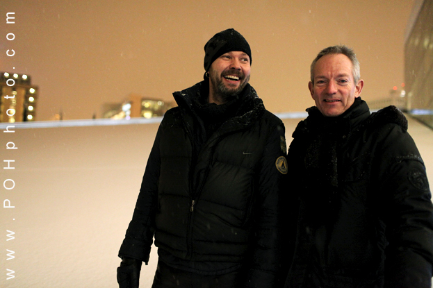 Photo of Petter Næss (with Stig Henrik Hoff)