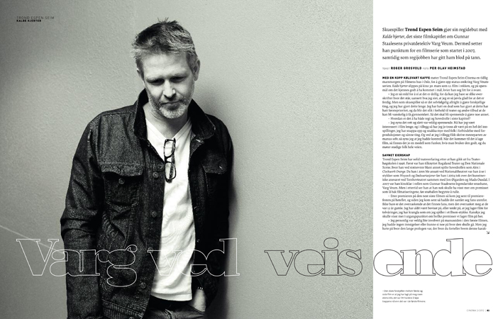 Photo of Photo of Trond Espen Seim for CINEMA interview