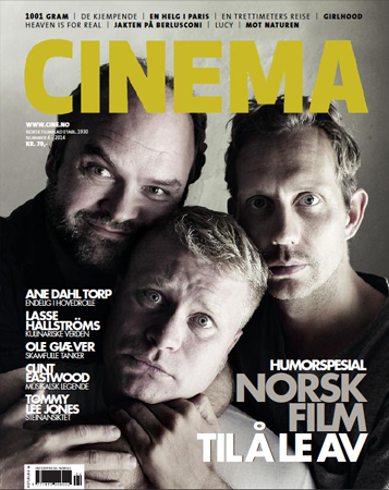 Photo of CINEMA cover photo: Atle Antonsen, Edward Schultheiss, Morten Ramm - 2014